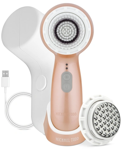 Shop Michael Todd Beauty Soniclear Petite Antimicrobial Sonic Skin Cleansing Brush In Rose Gold