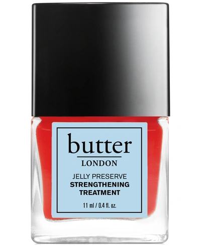 Shop Butter London Jelly Preserve Strengthening Nail Treatment In Strawberry Rhubarb