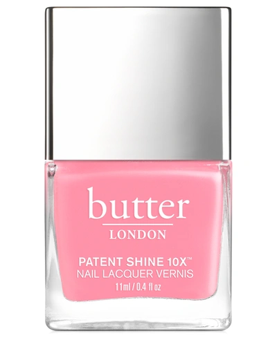 Shop Butter London Patent Shine 10x Nail Lacquer In Fruit Machine (bubblegum Pink Crème)