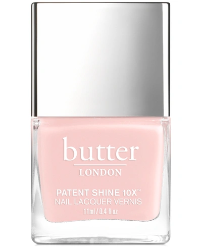 Shop Butter London Patent Shine 10x Nail Lacquer In Piece Of Cake (soft Dusty Pink Crème)