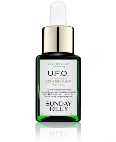 Shop Sunday Riley U.f.o. Ultra-clarifying Acne Treatment Face Oil, 0.5oz.