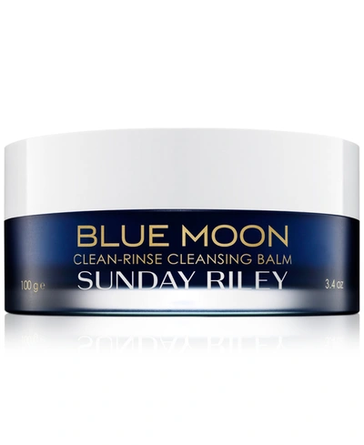 Shop Sunday Riley Blue Moon Clean-rinse Cleansing Balm, 3.4-oz.