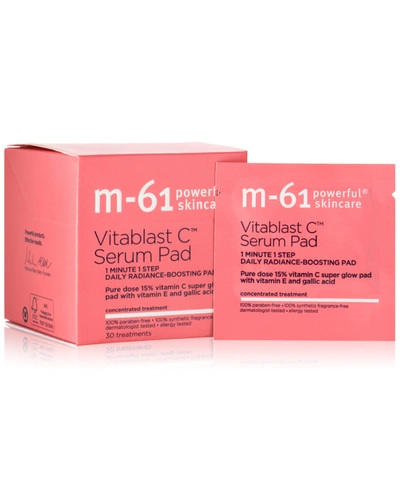 Shop M-61 By Bluemercury Vitablast C Serum Pad, 30-pk. In No Size