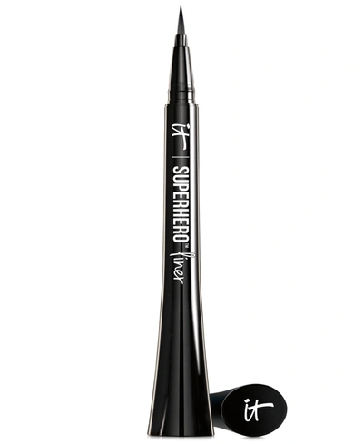 Shop It Cosmetics Superhero Liquid Eyeliner Pen In Black