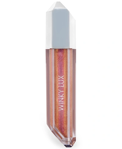 Shop Winky Lux Chandelier Gloss In Star Shakes - Rose Gold