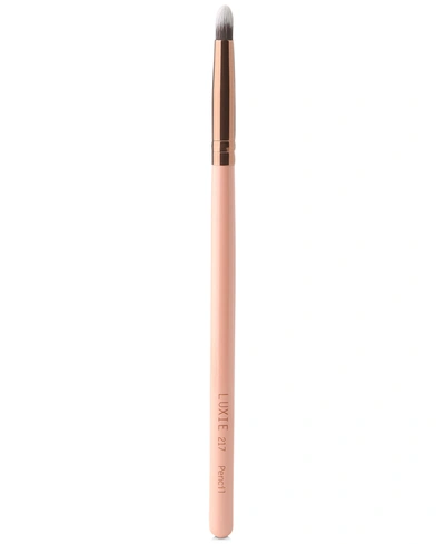 Luxie 217 Rose Gold Pencil Brush In Rose Gold