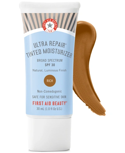 Shop First Aid Beauty Ultra Repair Tinted Moisturizer Spf 30, 1-oz. In Rich