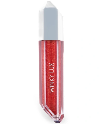 Shop Winky Lux Chandelier Gloss In Lucid - Rose Red
