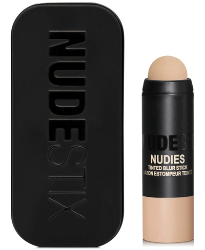 Shop Nudestix Tinted Blur Foundation Stick In (light Beige With Neutral Undertone)