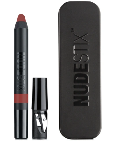 Shop Nudestix Magnetic Matte Lip Color In Burgundy (matte Corduroy Circa 's)