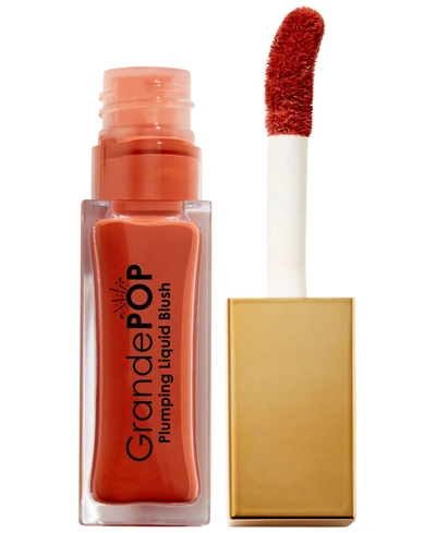 Shop Grande Cosmetics Grandepop Plumping Liquid Blush In Cinnamon Sugar - Medium Brown