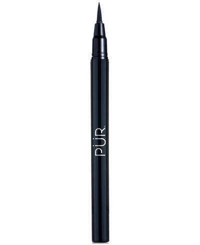 Shop Pür On Point Waterproof Liquid Eyeliner Pen In Black