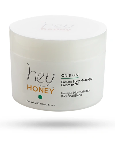 Shop Hey Honey On And On Honey Cream To Oil Body Massage, 200 ml