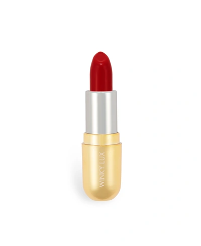 Shop Winky Lux Lip Velour Matte In Heart - Classic Neutral Red
