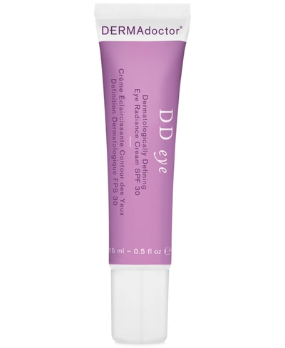 Shop Dermadoctor Dd Eye Dermatologically Defining Eye Radiance Cream Spf 30, 0.5 Fl. Oz. In No Color