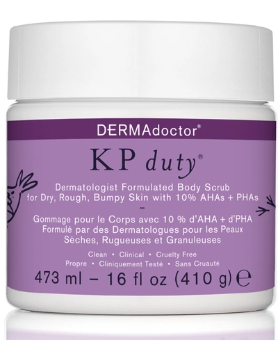 Shop Dermadoctor Kp Duty Dermatologist Formulated Body Scrub For Dry, Rough, Bumpy Skin, 16 Oz. In No Color