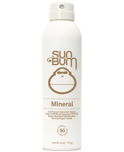 Shop Sun Bum Mineral Continuous Sunscreen Spray Spf 50, 6 Oz.