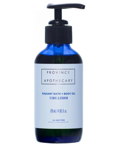 Shop Province Apothecary Radiant Body Oil, 120 ml In Open Blue