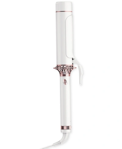 Shop T3 Bodywaver 1.75" Professional Ceramic Styling Iron For Waves And Volume (white & Rose Gold)