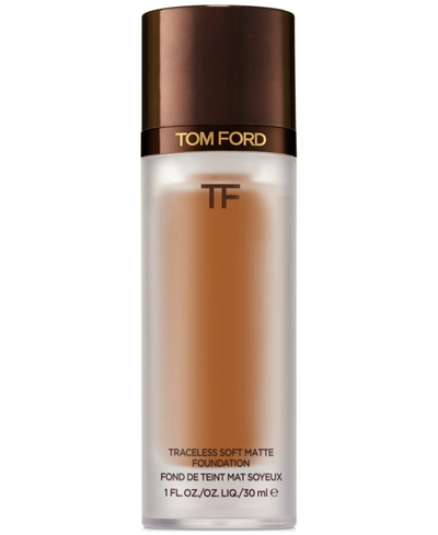 Shop Tom Ford Traceless Soft Matte Foundation Spf 20, 1-oz. In . Warm Almond-dark/warm Golden Underton