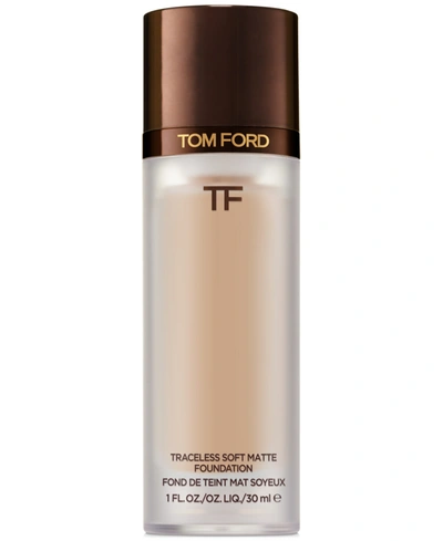 Shop Tom Ford Traceless Soft Matte Foundation Spf 20, 1-oz. In . Cool Almond-medium/cool Rosy Underton