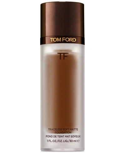 Shop Tom Ford Traceless Soft Matte Foundation Spf 20, 1-oz. In . Walnut -very Deep/warm Red Undertone