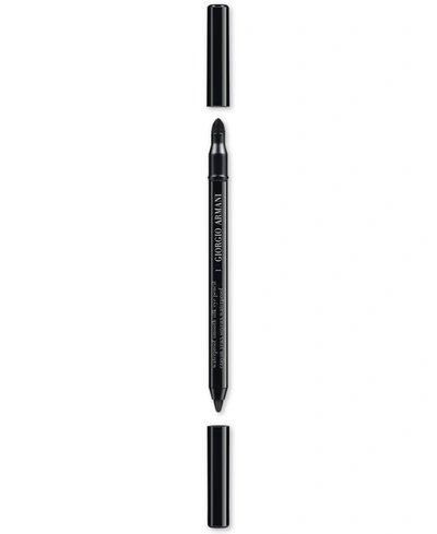 Shop Giorgio Armani Armani Beauty Eyes To Kill Waterproof Eyeliner Pencil In (black)