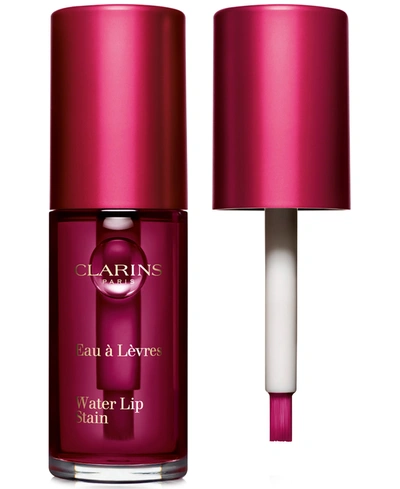 Shop Clarins Water Lip Stain Long-wearing & Matte Finish, 0.2 Oz. In Violet Water