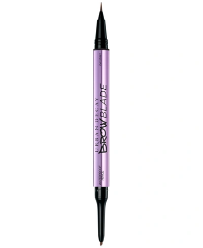 Shop Urban Decay Brow Blade Ink Stain + Waterproof Eyebrow Pencil In Brunette Betty (warm Brown)