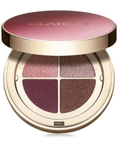 Shop Clarins Ombre 4 Couleurs Eyeshadow In Rosewood