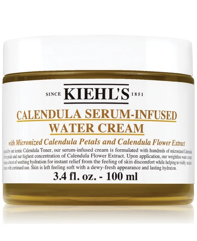 Shop Kiehl's Since 1851 Calendula Serum-infused Water Cream, 3.4-oz. In No Color