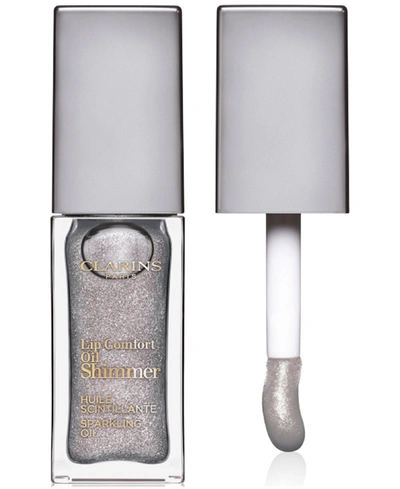 Shop Clarins Lip Comfort Oil Shimmer, 0.2 Oz. In Sequin Flares