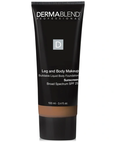 Shop Dermablend Leg And Body Makeup, 3.4 Fl. Oz. In Tan Golden N