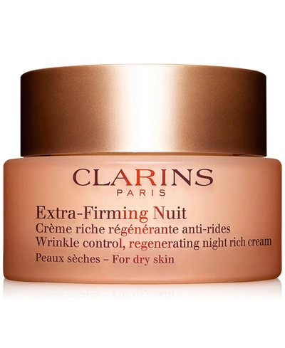 Shop Clarins Extra-firming Night Cream - Dry Skin, 1.6-oz.