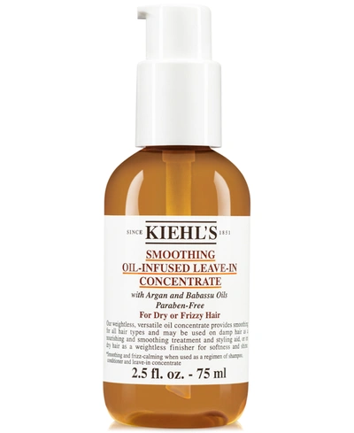 Shop Kiehl's Since 1851 Smoothing Oil-infused Leave-in Concentrate, 2.5-oz. In No Color