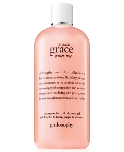 Shop Philosophy Amazing Grace Ballet Rose Shampoo, Bath & Shower Gel, 16-oz.