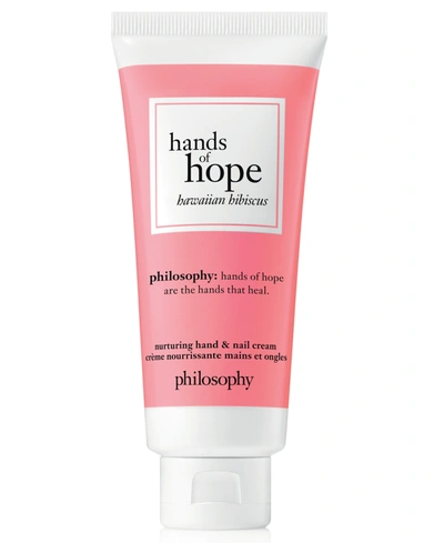 Shop Philosophy Hands Of Hope Hand Cream In Hawaiian Hibiscus