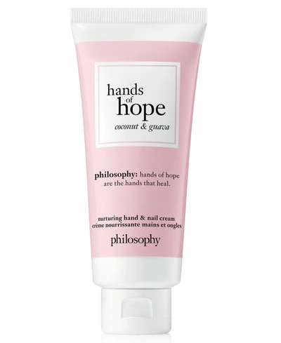 Shop Philosophy Hands Of Hope Hand Cream In Coconut Guava