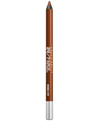 Shop Urban Decay 24/7 Glide-on Waterproof Eyeliner Pencil In Double Life (metallic Reddish-brown)