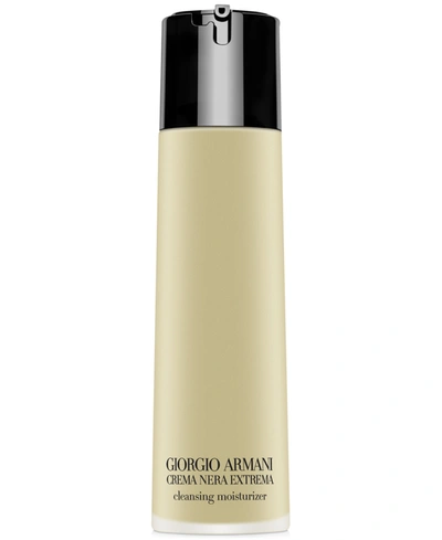 Shop Giorgio Armani Armani Beauty Crema Nera Extrema Oil-in-gel Cleansing Moisturizer, 5-oz.