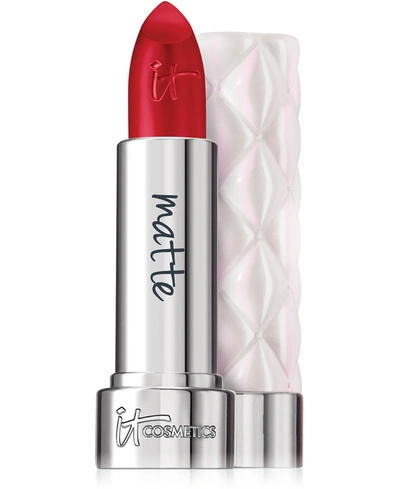 Shop It Cosmetics Pillow Lips Collagen-infused Matte Lipstick In Stellar - True Red