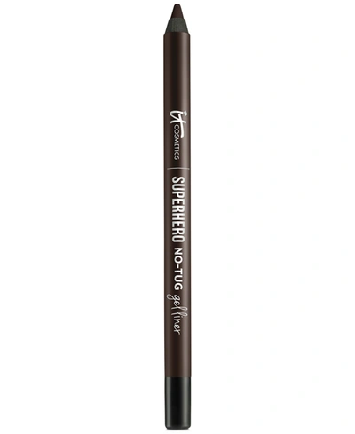 It Cosmetics - Superhero No Tug Sharpenable Gel Eyeliner Pencil- # Fantastic Espresso (rich Dark Brown) 1.2g/0.04 In Fantastic Espresso - Rich Dark Brown