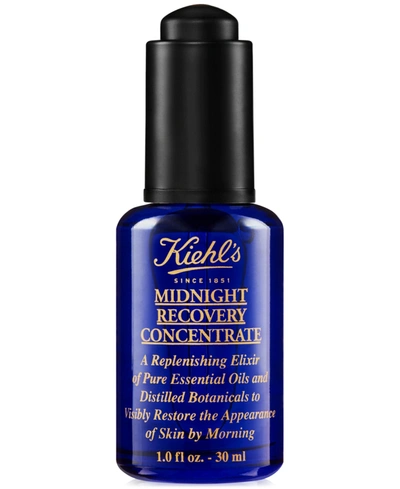 Shop Kiehl's Since 1851 Midnight Recovery Concentrate Moisturizing Face Oil, 1-oz. In No Color