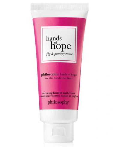Shop Philosophy Hands Of Hope Hand Cream In Fig And Pomegranite