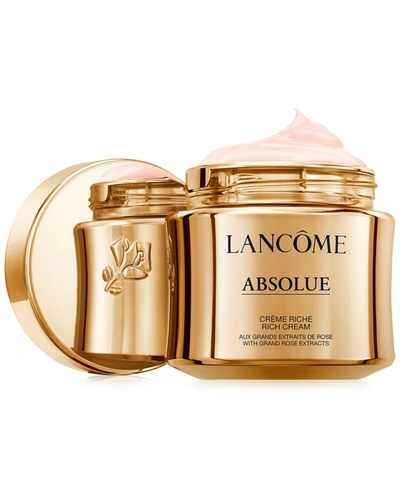 Shop Lancôme Absolue Revitalizing & Brightening Rich Cream With Grand Rose Extracts, 2 Oz.