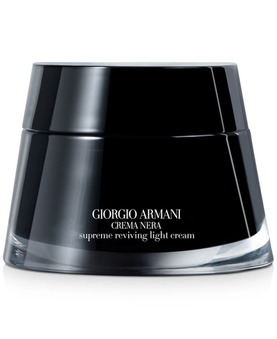 Shop Giorgio Armani Armani Beauty Crema Nera Extrema Supreme Reviving Light Anti-aging Moisturizer, 1.7 Oz.