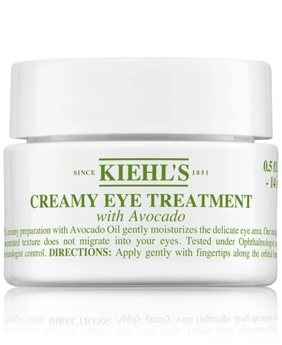 Shop Kiehl's Since 1851 Creamy Eye Treatment With Avocado, 0.5-oz. In No Color