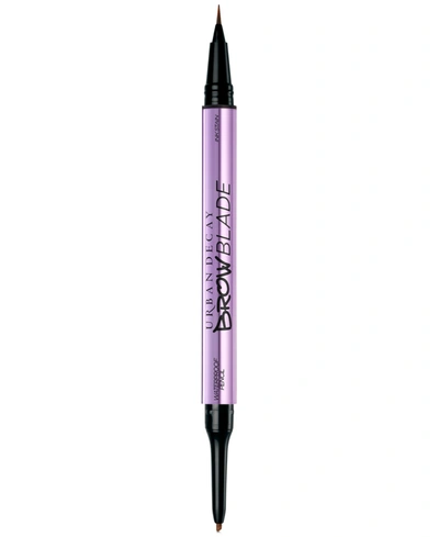 Shop Urban Decay Brow Blade Ink Stain + Waterproof Eyebrow Pencil In Gingersnap (auburn)