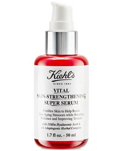 Shop Kiehl's Since 1851 Vital Skin-strengthening Hyaluronic Acid Super Serum, 1.7-oz. In No Color