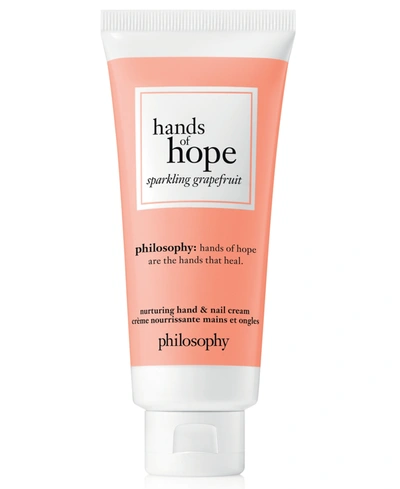 Shop Philosophy Hands Of Hope Hand Cream In Sparkling Grapefruit